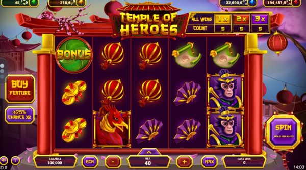 Temple of Heroes: Top Online Casino Slot Game Review